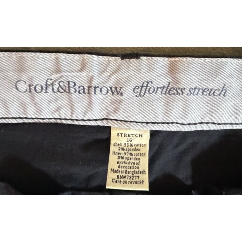 Croft & Barrow Navy Skort Womens Size 16 Stretch Golf Casual Skirt Shorts - Picture 5 of 5
